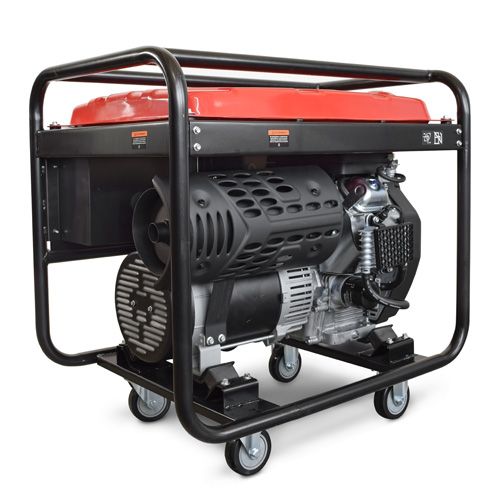 Бензиновый генератор REDVOLT EPB12000EA на колесах фото