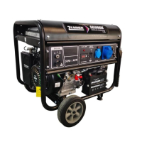 Бензиновый генератор Zammer S8500CXE на колесах фото