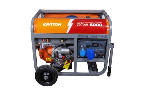 Бензиновый сварочный генератор КРАТОН GGW-6000 фото