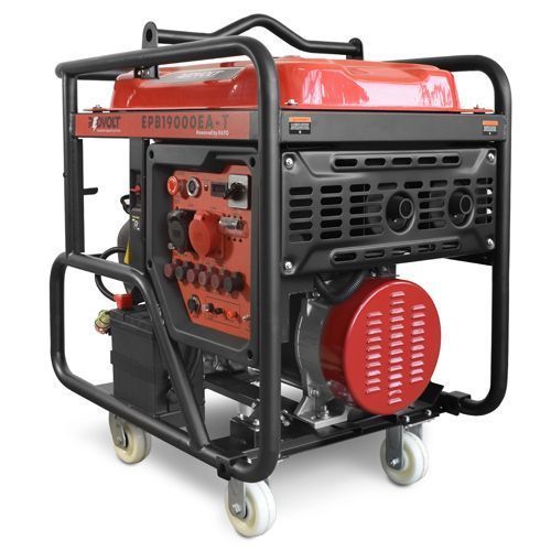 Бензиновый генератор REDVOLT EPB19000EA-T на колесах фото