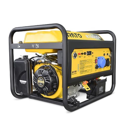 Бензиновый генератор RATO R7000DA э/c + подготовка к автозапуску портативный фото