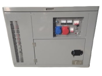 Дизельный генератор Амперос LDG12000E-3 стартер в кожухе с АВР  бесшумный фото