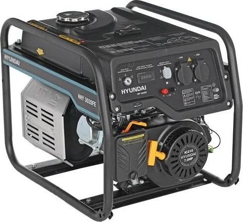 Бензиновый генератор Hyundai HHY 3020FE для дома фото