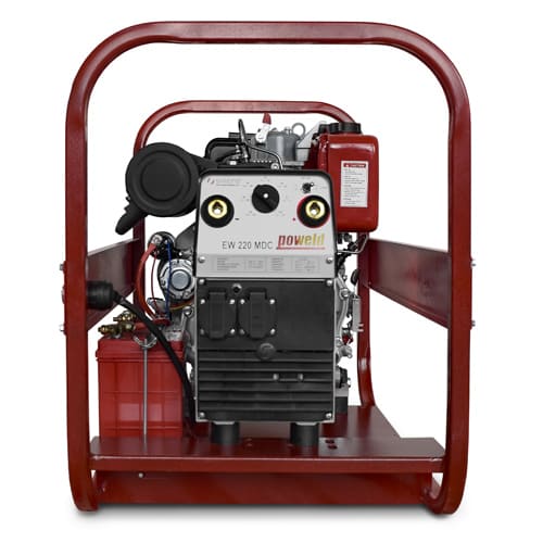 Дизельный сварочный генератор REDVOLT 192FAE-220MDC-B EPDRW220MDCE-S 2-х тактный фото