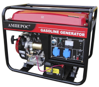 Дизельный генератор Амперос LDG8500CLE стартер с АВР  стационарный фото