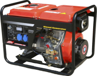 Дизельный генератор Амперос LDG6000СLE стартер  стационарный фото