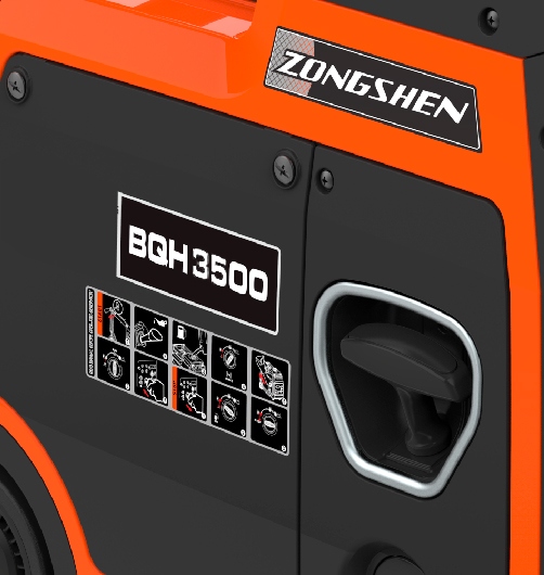 Бензиновый инверторный генератор Zongshen BQH 3500 E 4-х тактный фото