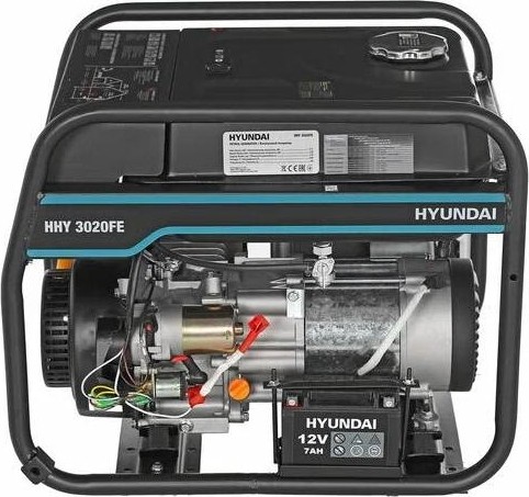 Бензиновый генератор Hyundai HHY 3020FE для дома фото