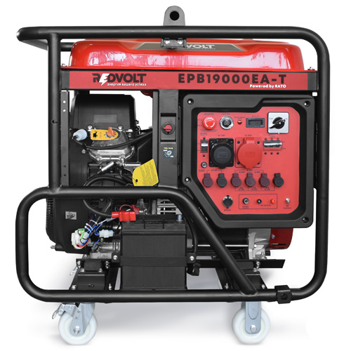 Бензиновый генератор REDVOLT EPB19000EA-T переносной фото