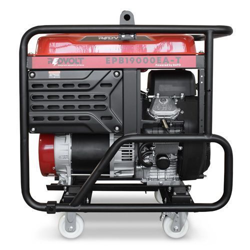 Бензиновый генератор REDVOLT EPB19000EA-T на колесах фото