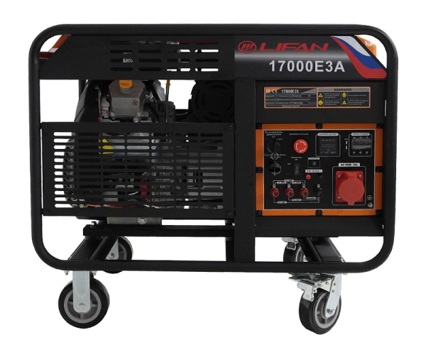 Бензиновый генератор Lifan 17000E3A 2-х тактный фото