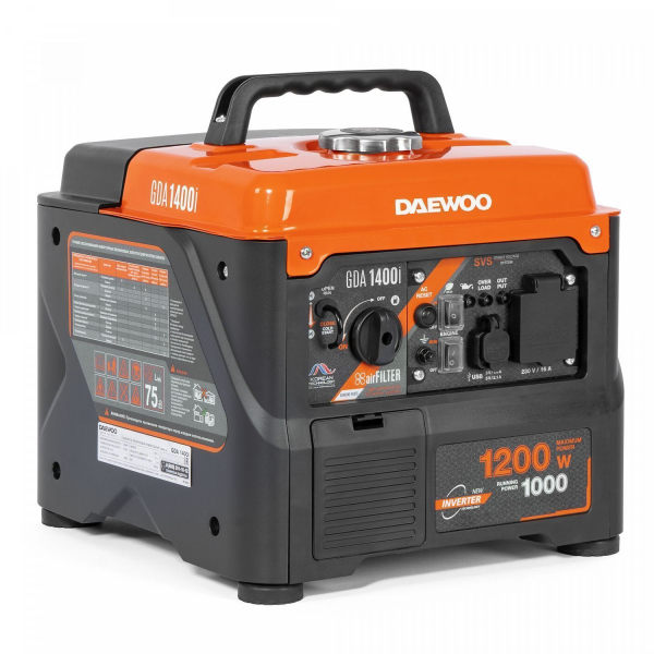 Бензиновый инверторный генератор DAEWOO GDA 1400i для газового котла Бензиновый инверторный генератор DAEWOO GDA 1400i для газового котла фото