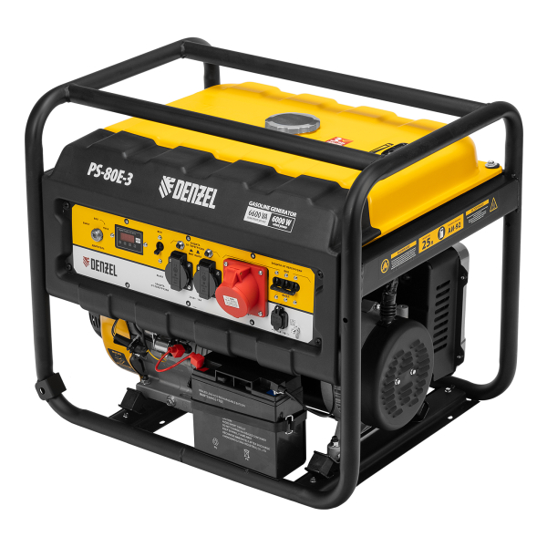 Бензиновый генератор DENZEL PS 80 E-3 фото