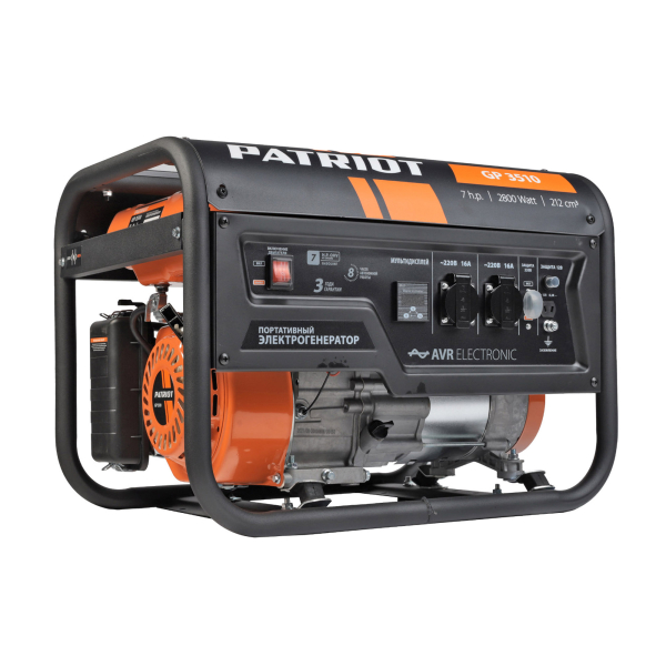 Бензиновый генератор PATRIOT GP 3510 фото