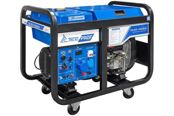 Дизельный генератор ТСС SDG 14000EHA 100139 стационарный фото