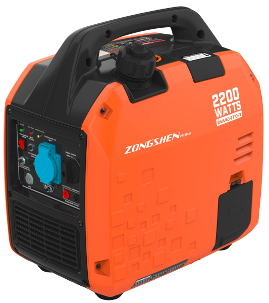 Бензиновый инверторный генератор Zongshen BQH 2200 E бесшумный фото