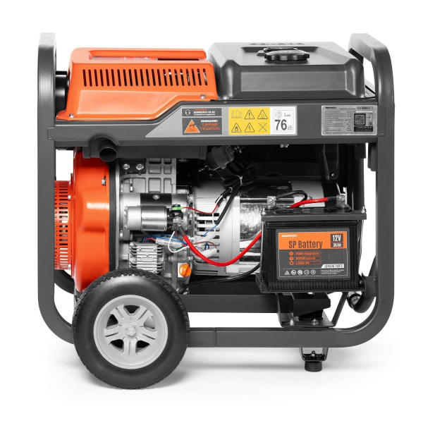 Дизельный генератор DAEWOO DDAE 6000DXE-3 DDAE 6000DXE-3 на колесах фото