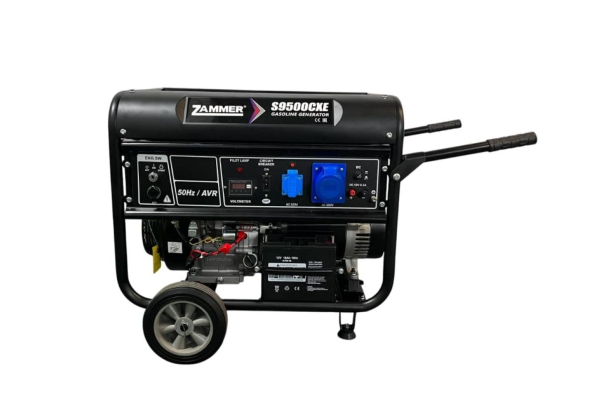 Бензиновый генератор Zammer S9500CXE - 8кВт портативный Бензиновый генератор Zammer S9500CXE - 8кВт портативный фото
