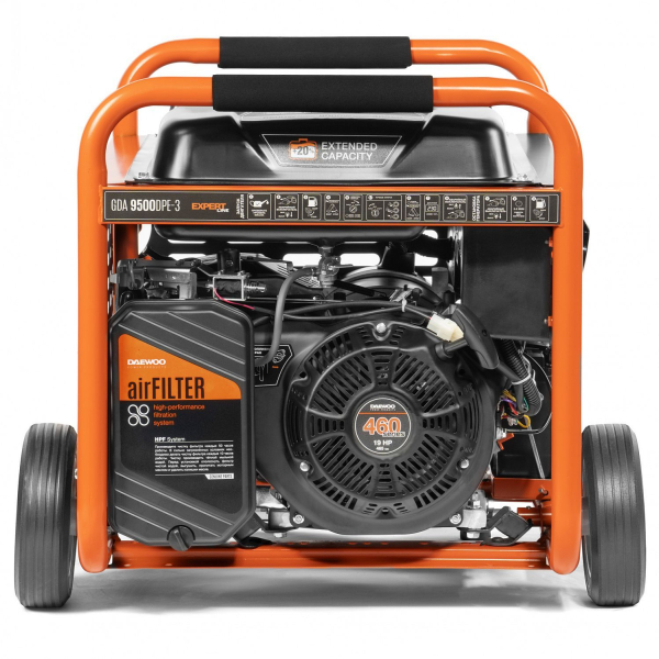 Бензиновый генератор DAEWOO GDA 9500DPE-3 для дома фото