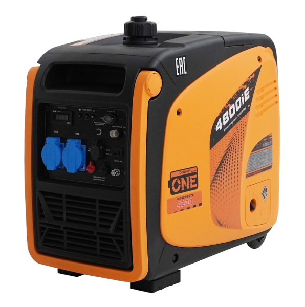 Бензиновый инверторный генератор Lifan 4800IE синхронный фото