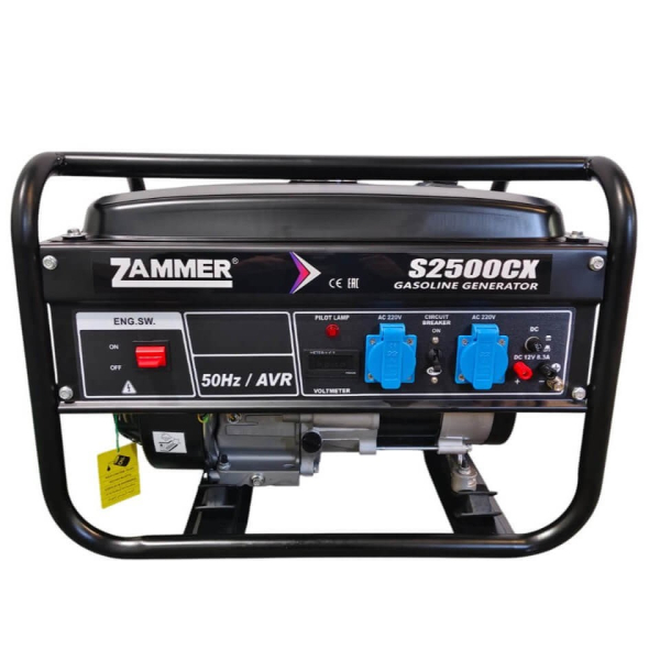 Бензиновый генератор Zammer S2500CX 2-х тактный фото