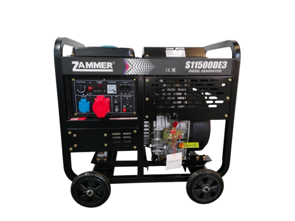 Дизельный генератор Zammer S11500DE3 - 9,5кВт S11500DE3 переносной Дизельный генератор Zammer S11500DE3 - 9,5кВт S11500DE3 переносной фото