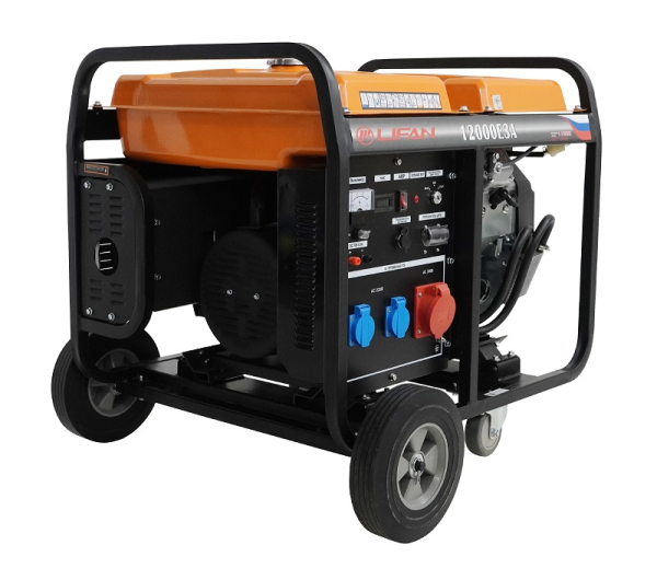 Бензиновый генератор Lifan 12000E3A промышленный фото