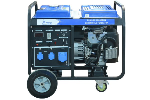 Бензиновый генератор ТСС SGG 10000EHA в кожухе МК-2.1 4-х тактный фото
