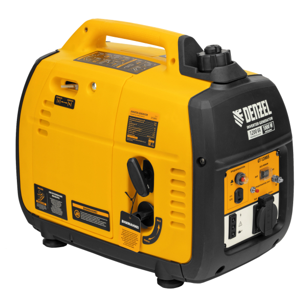 Бензиновый инверторный генератор DENZEL GT-1200iS бесшумный фото
