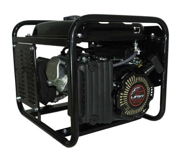 Бензиновый генератор Lifan 1 GF-3 (1500) на колесах фото
