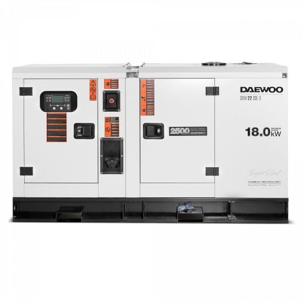 Дизельный генератор DAEWOO DDW 22 SSE-3 DDW 22 SSE-3 бесшумный фото