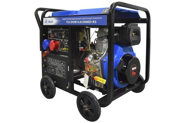Дизельный сварочный генератор ТСС DGW 6.0/200ED-R3 026496 стационарный фото