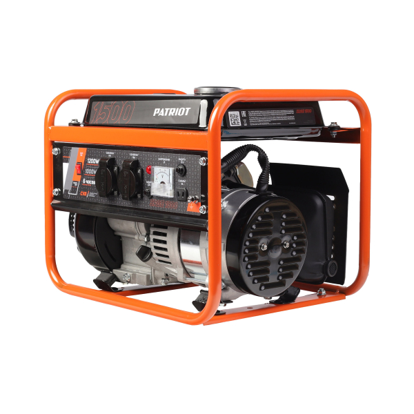 Бензиновый генератор PATRIOT SRGE 1500 на колесах фото