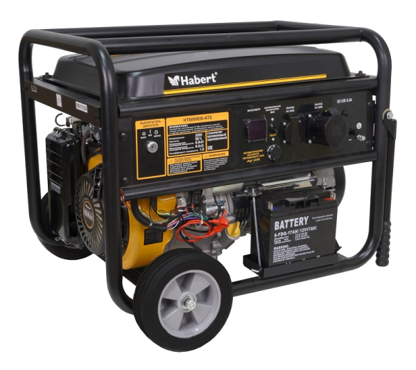 Бензиновый генератор Habert HT8000EB-ATS для дома фото