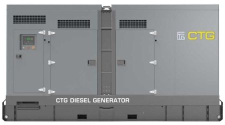 Дизельный генератор CTG 275C в кожухе с АВР фото