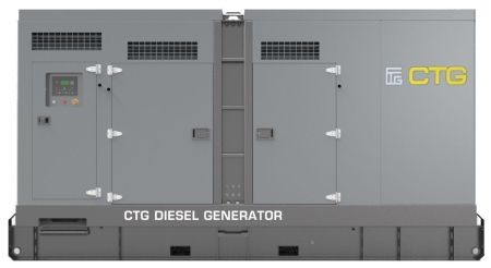 Дизельный генератор CTG 500D в кожухе с АВР фото