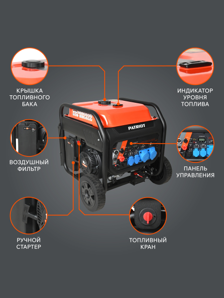Бензиновый инверторный генератор PATRIOT iGN 11000AWS фото