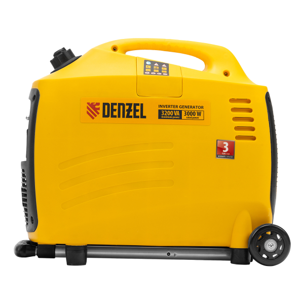 Бензиновый инверторный генератор DENZEL GT-3200iSE для дома фото
