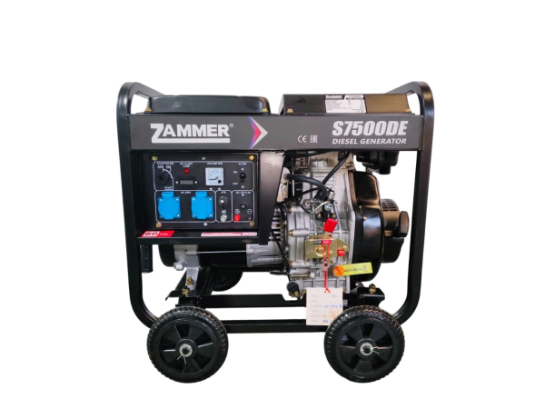 Дизельный генератор Zammer S7500DE - 5кВт S7500DE портативный Дизельный генератор Zammer S7500DE - 5кВт S7500DE портативный фото