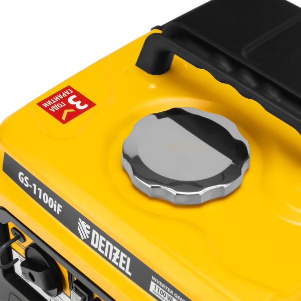 Бензиновый инверторный генератор DENZEL GS-1100iF бесшумный фото