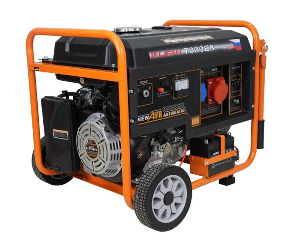 Бензиновый генератор Lifan 6 GF2-4 (LF7000E3) переносной фото