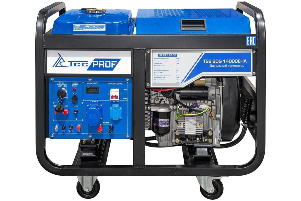 Дизельный генератор ТСС SDG 14000EHA 100139 2-х тактный фото