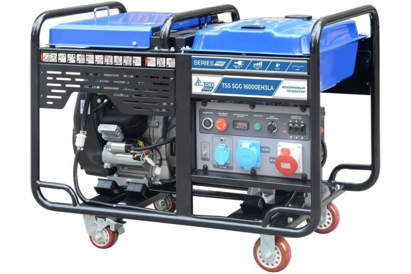 Бензиновый генератор ТСС SGG 16000EH3LA с АВР промышленный фото
