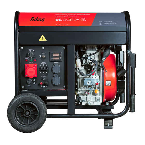 Дизельный генератор Fubag DS 9500 DA ES 646239 на колесах фото