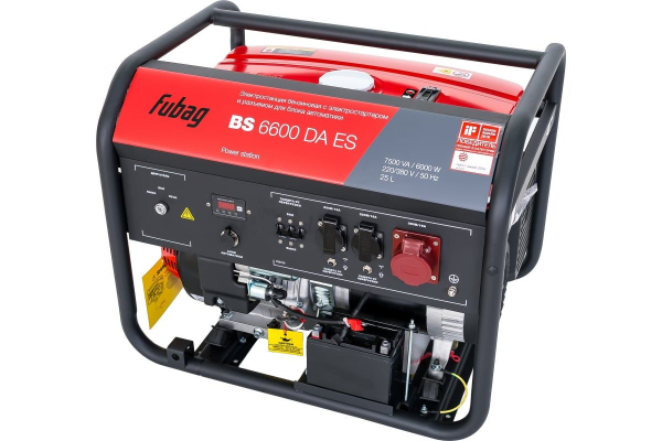 Бензиновый генератор Fubag BS 6600 DA ES портативный Бензиновый генератор Fubag BS 6600 DA ES портативный фото