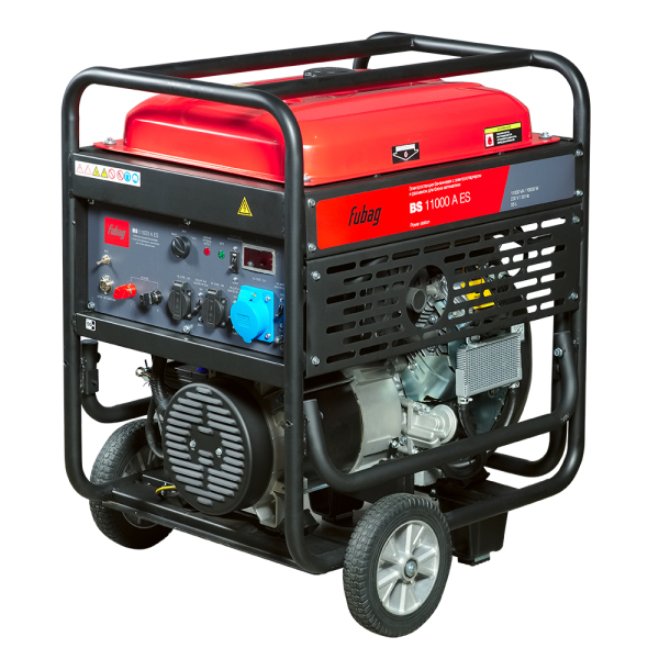 Бензиновый генератор Fubag BS 11000 A ES на колесах фото