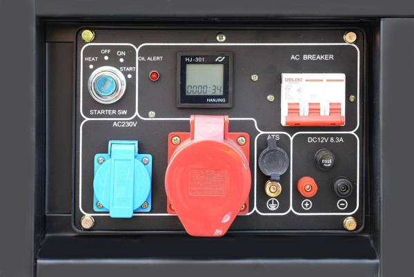 Дизельный генератор ТСС SDG 8000EH3A в кожухе МК-2.1 034170 армейский фото