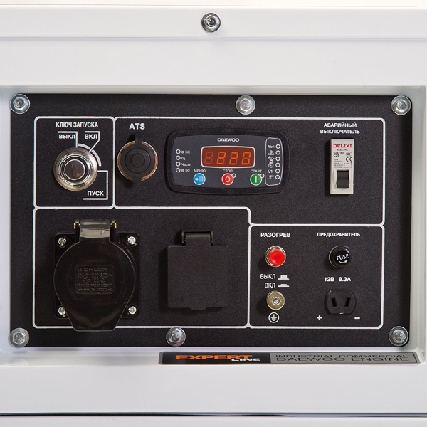 Дизельный генератор DAEWOO DDAE 10000SE DDAE 10000SE 2-х тактный фото