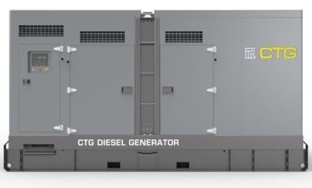Дизельный генератор CTG 550C (двигатель QSZ13-G3) в кожухе с АВР фото