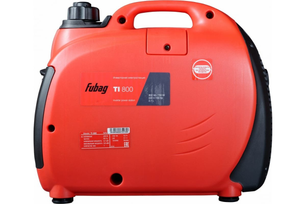 Бензиновый инверторный генератор Fubag TI 800 4-х тактный фото